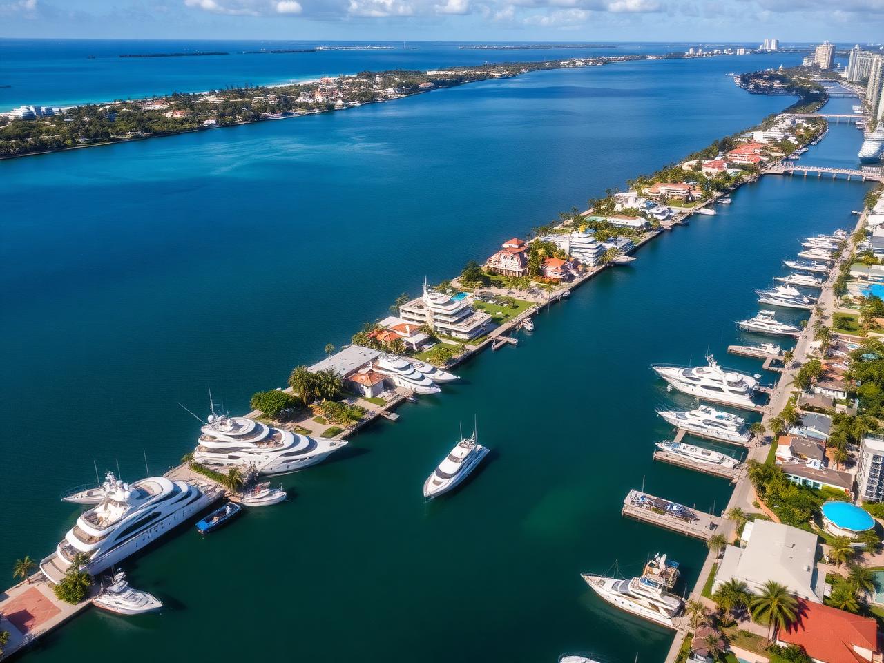 Aerial view of Fort Lauderdale Intracoastal
